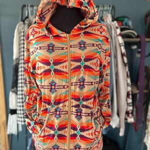Aztec patterned jacket
